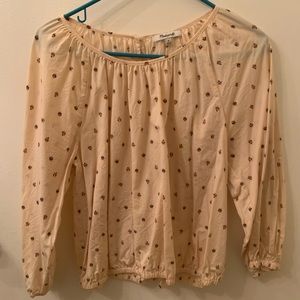 Madewell, Bohemian Style Blouse, cream, M